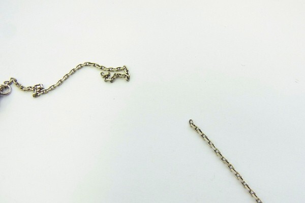 I028-J30-47◎ GUCCI グッチ SILVER 925 ネックレス アクセサリー 現状品③◎の画像4