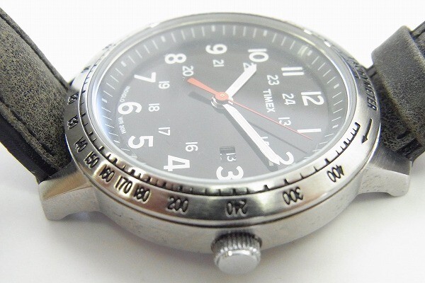 I677-S28-3713* TIMEX Timex мужской кварц наручные часы текущее состояние товар ① *