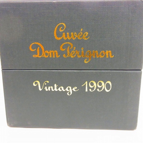 H570-Y32-1012 MOET Dom Perignon ドンペリニヨン 1990 箱付き シャンパン 750ml 12% 未開栓 現状品②の画像2