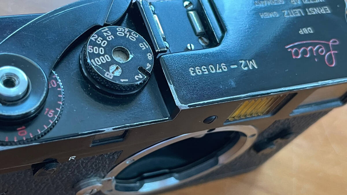 Leica ライカ M2 黒【ジャンク】マグニファイヤー 1.25付きの画像5
