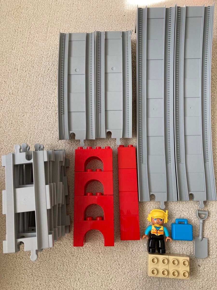 レゴ　デュプロ 10872 あそびが広がる！鉄道橋とレールセット　10882 あそびが広がる！踏切レールセット LEGO 