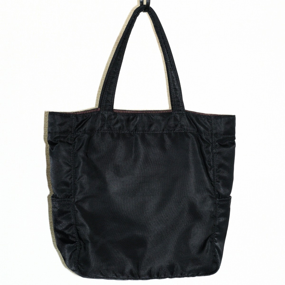 PORTER CREAM tote bag black ( Porter / cream / Yoshida bag / nylon tsu il / black / used / men's / lady's / tongue car manner / travel / commuting )