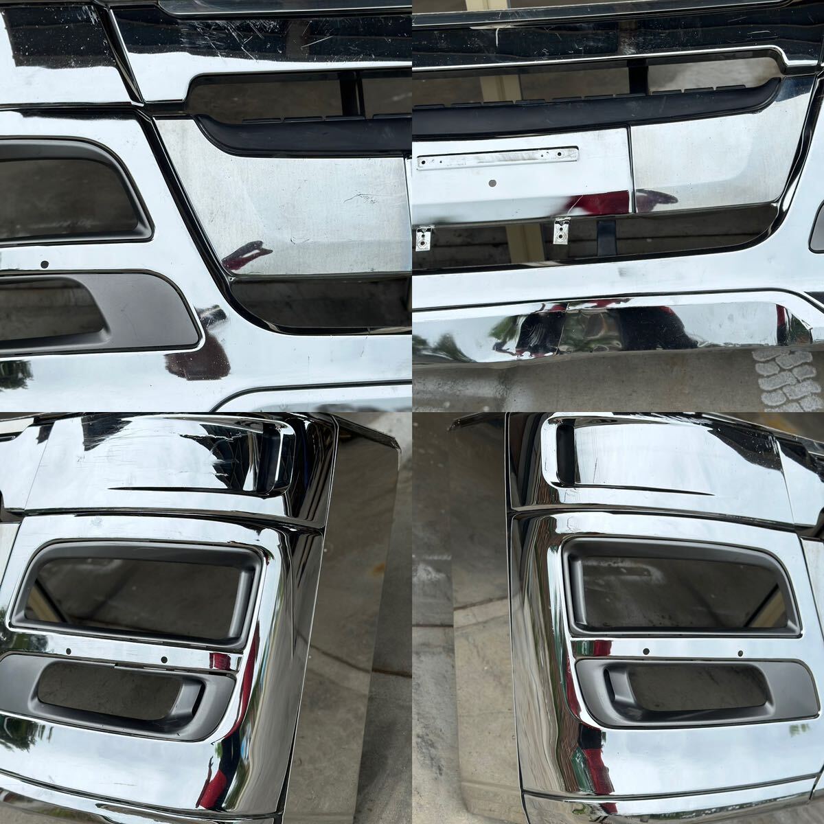 ka2 original Mitsubishi Fuso 07 Super Great plating front bumper plating front bumper 