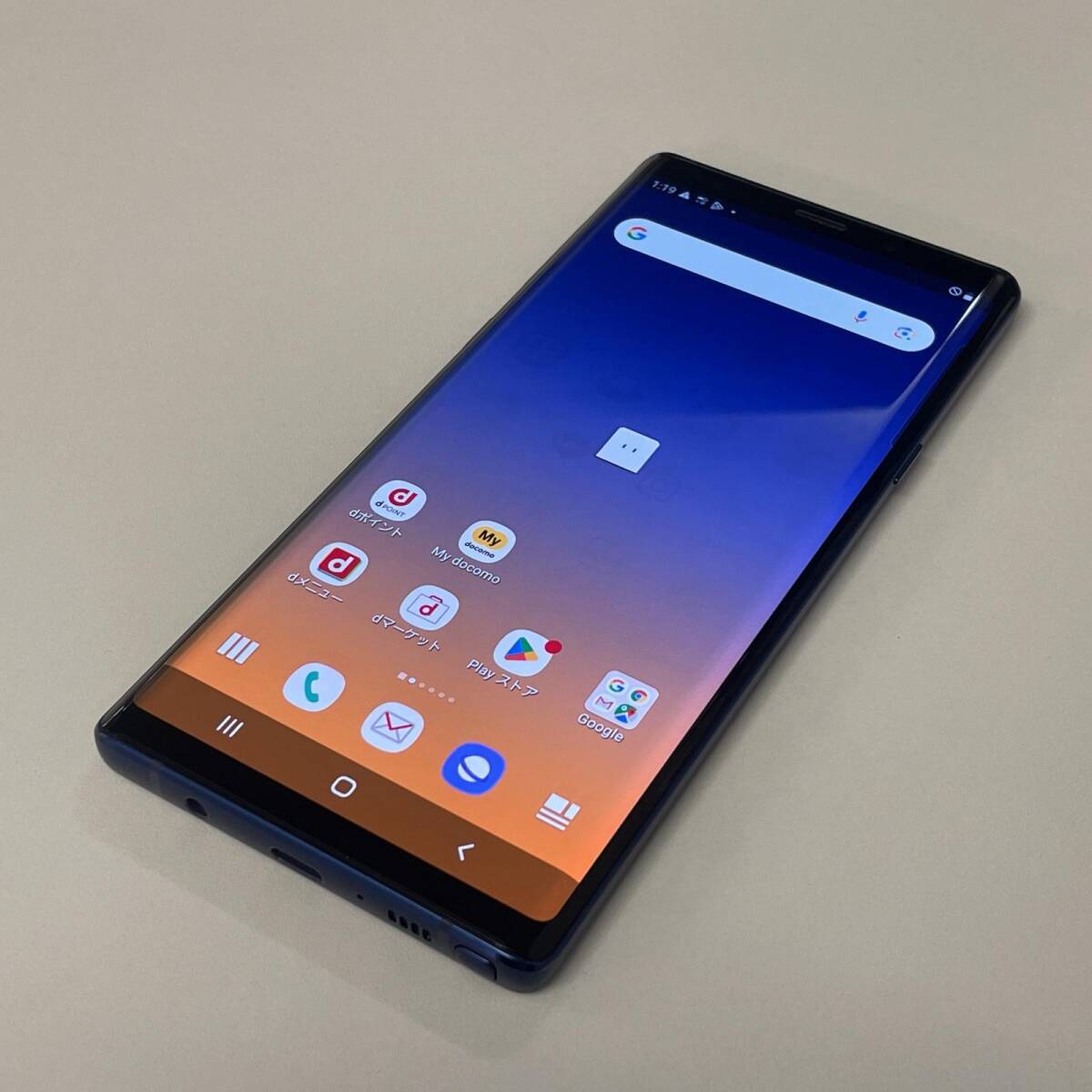 docomo サムスン GALAXY Note9 SC-01L Ocean Blue (SIMロック解除済)_画像1