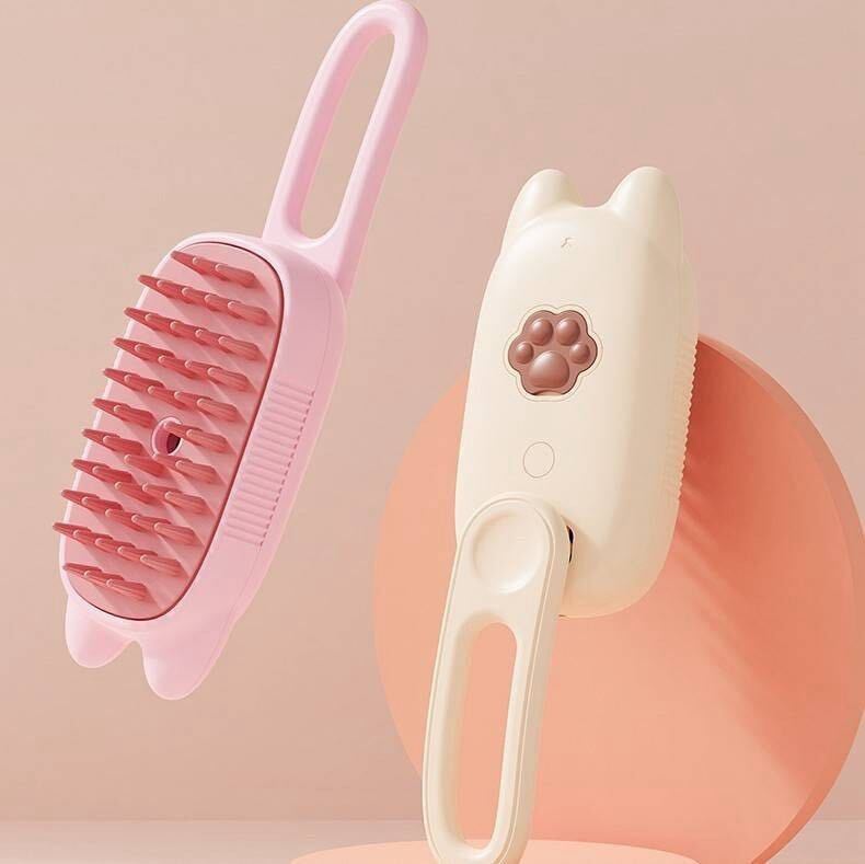  for pets brush cat ear steam white USB rechargeable static electricity prevention oil correspondence 