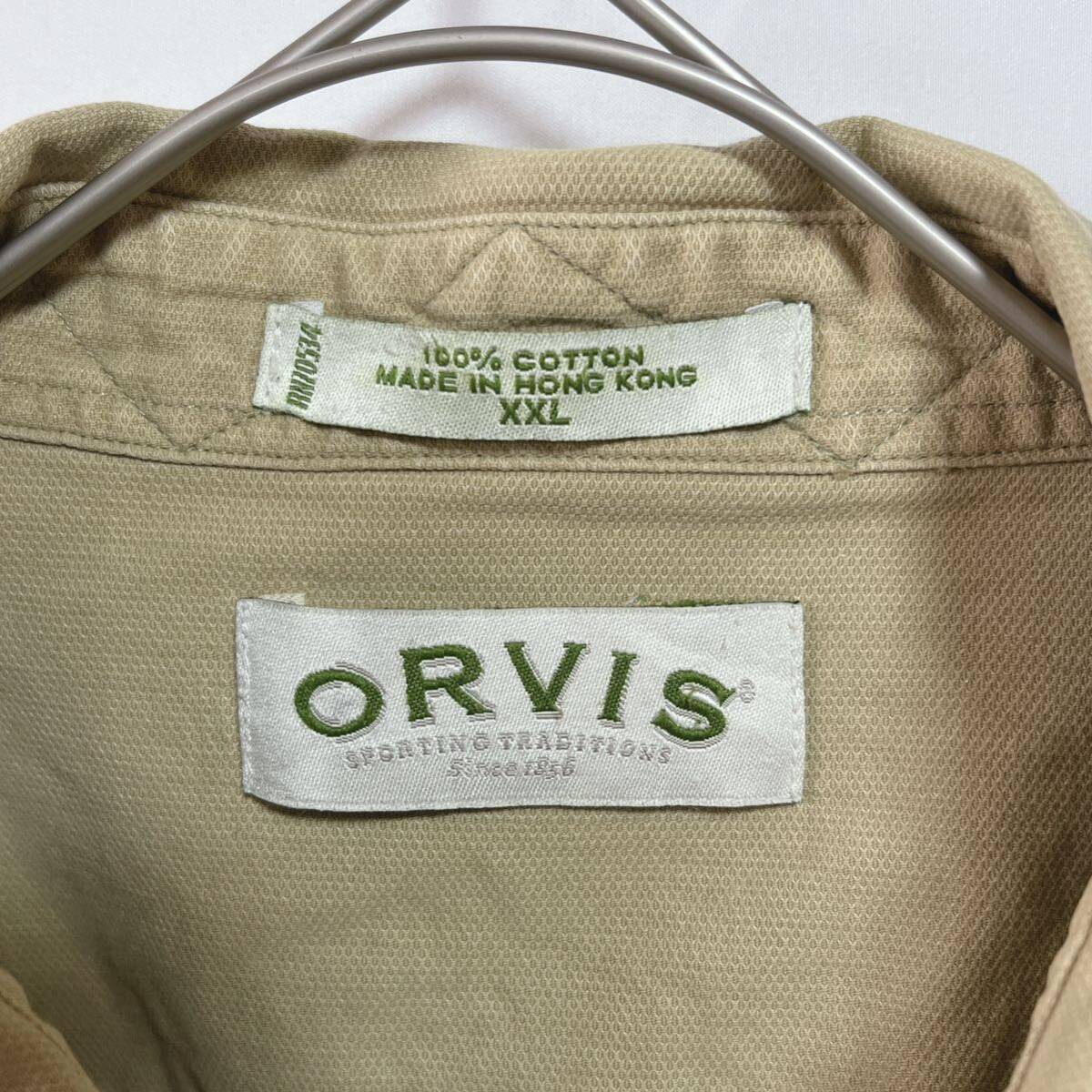 ORVIS オービス　長袖シャツ アウトドアシャツ　ワークシャツ ビックサイズXXL オーバーサイズ　ビックシルエット_画像4