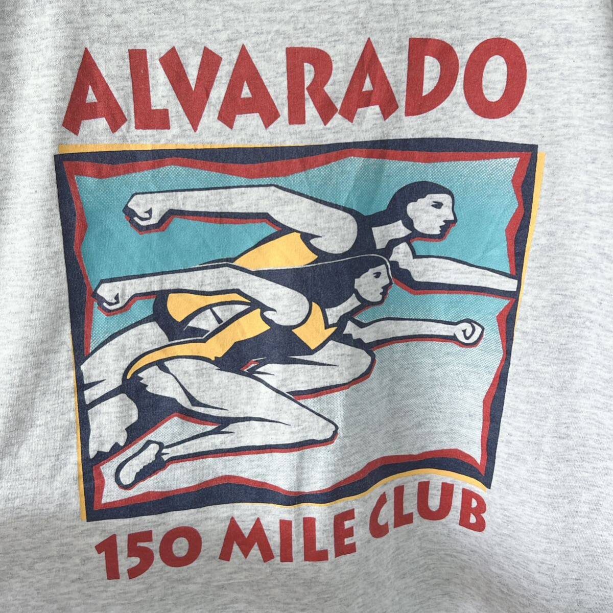 HANES ヘインズ　半袖Tシャツ　Running Alvarado 150 Mile Club グッドデザインプリント　サイズＬ_画像3