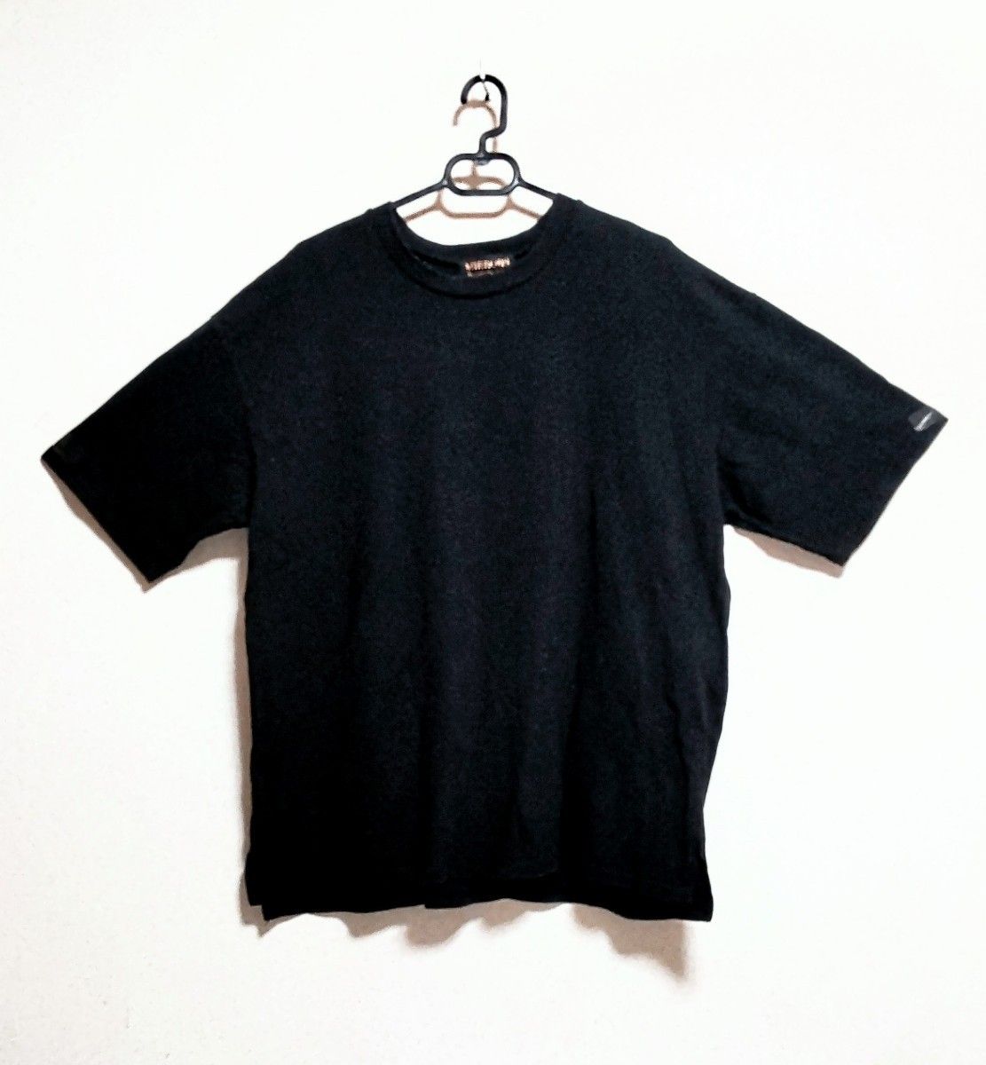 レア★MIRROR9 × MADE IN WORLD コラボ Tシャツ ビッグシルエット 黒色 ブラック フリーサイズ