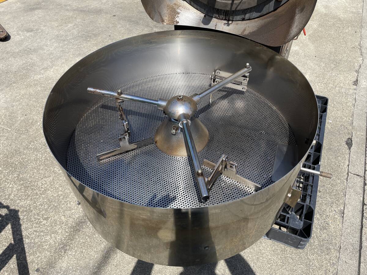 現状渡し FUJI ROYAL フジローヤル ロースター 焙煎機 R-110 10kg 三相200V LPガス用 コーヒー 中古 厨房機器 岐阜発の画像6