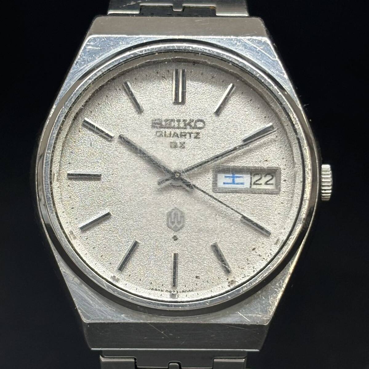 24C002　セイコー　ラドー　SEIKO　RADO　2本まとめ売り　メンズ腕時計　SS　ステンレス　クオーツ　不動　デイデイト　１円～_画像2