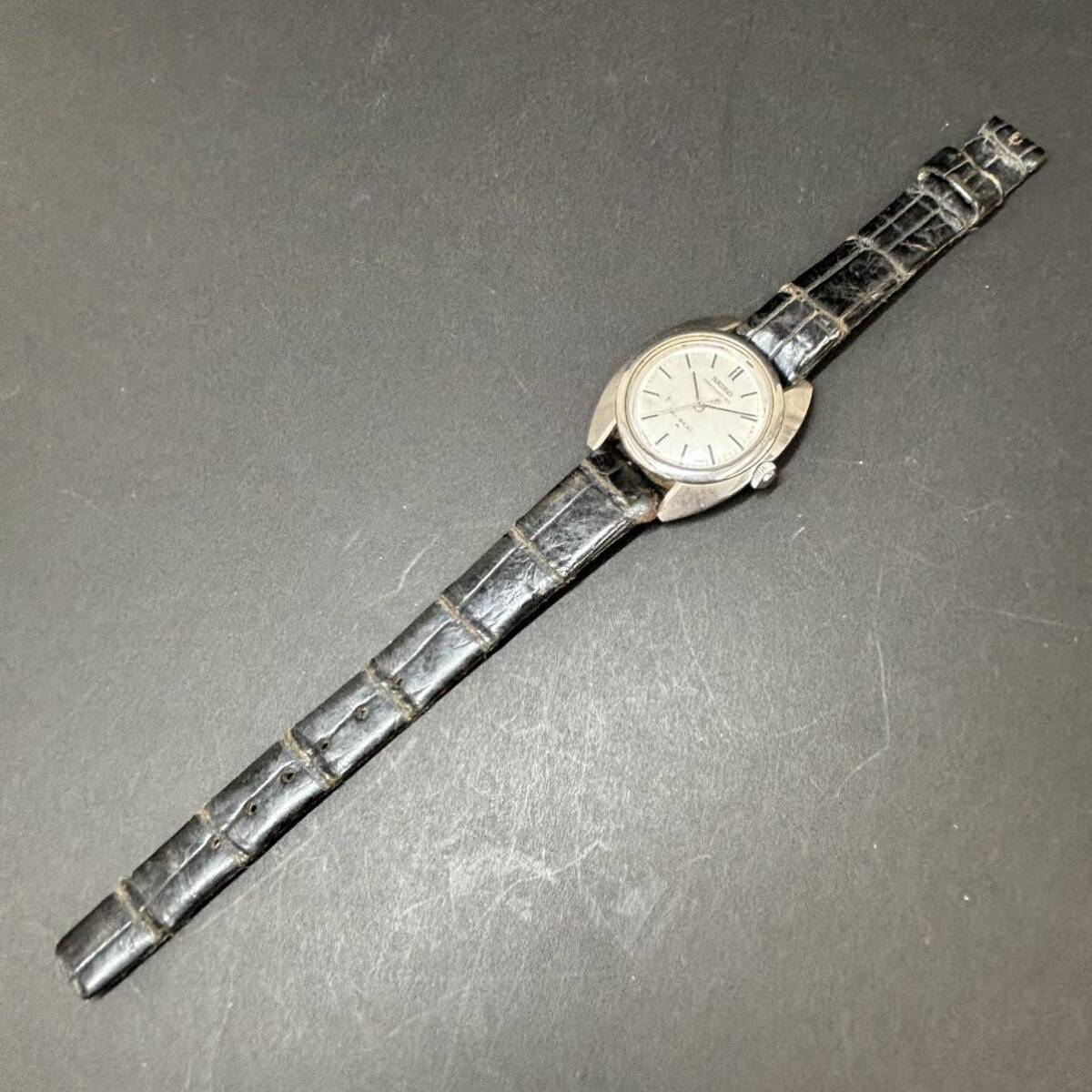 24C024　セイコー　SEIKO　ハイビート　HI-BEAT　1944-0020　手巻き　27ミリ　レディース腕時計　シルバー文字盤　１円～_画像3