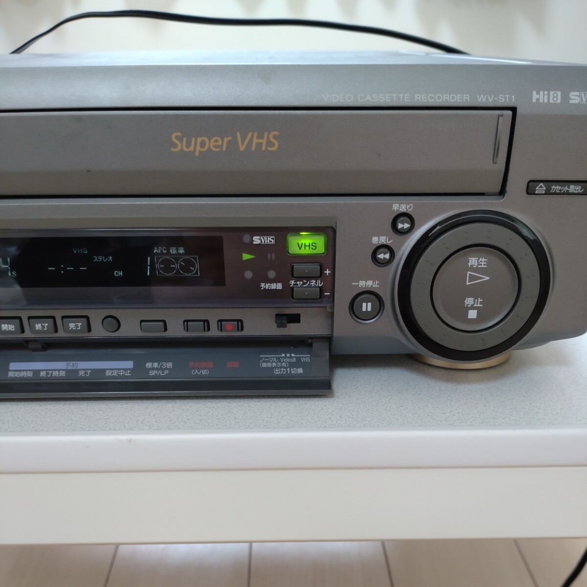 SONY ビデオカセットレコーダー Hi8＋SVHS WV−ST1の画像5