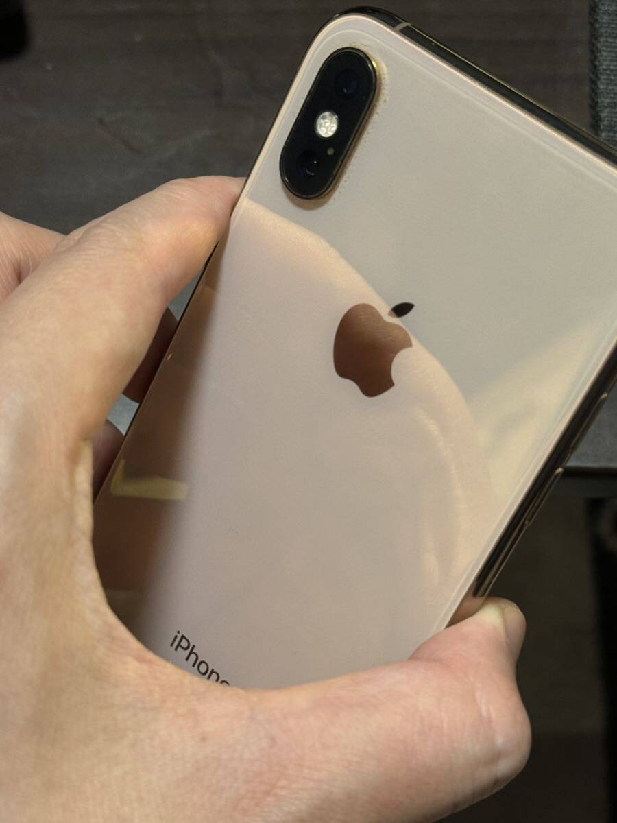 Apple iPhone XS A2098 (MTAX2J/A) 64GB ゴールド SIMフリー 画面焼け付き　バッテリーの交換があり　本体のみ_画像10