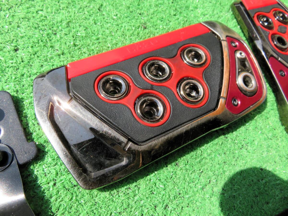 RAZO GT SPEC RP101BL ペダルセット AT-S レッツォアクセル ブレーキ 赤 レッド AT用 オートマの画像6