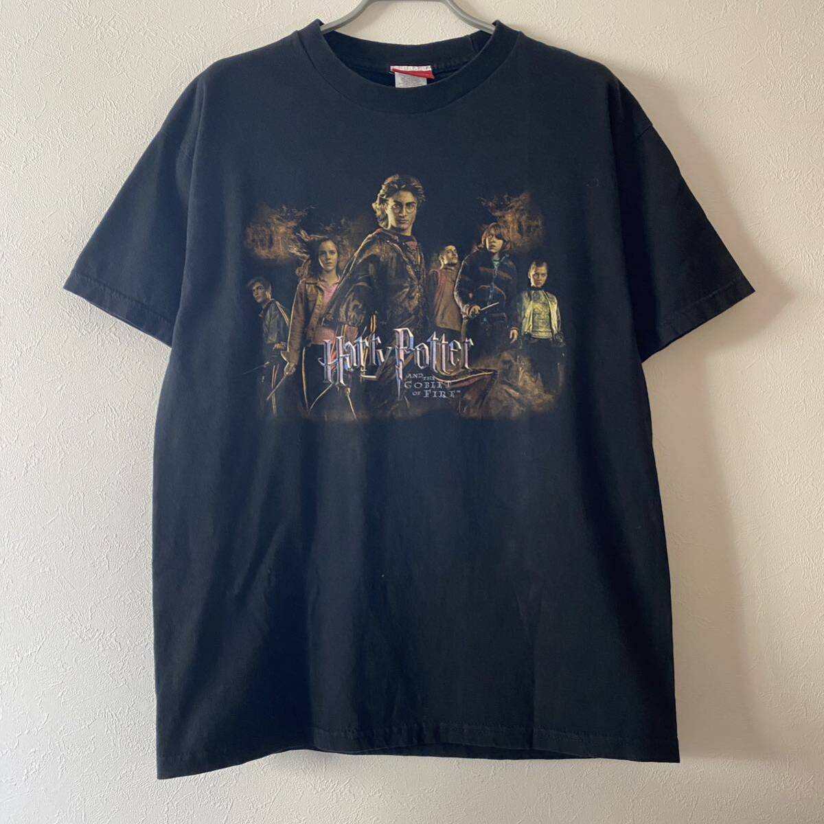 古着 Y2K Harry Potter 2005 Goblet Of Fire Movie Promo Tee L 古着 Y2K Harry Potter 2005 Goblet Of Fire Movie Promo Tee L