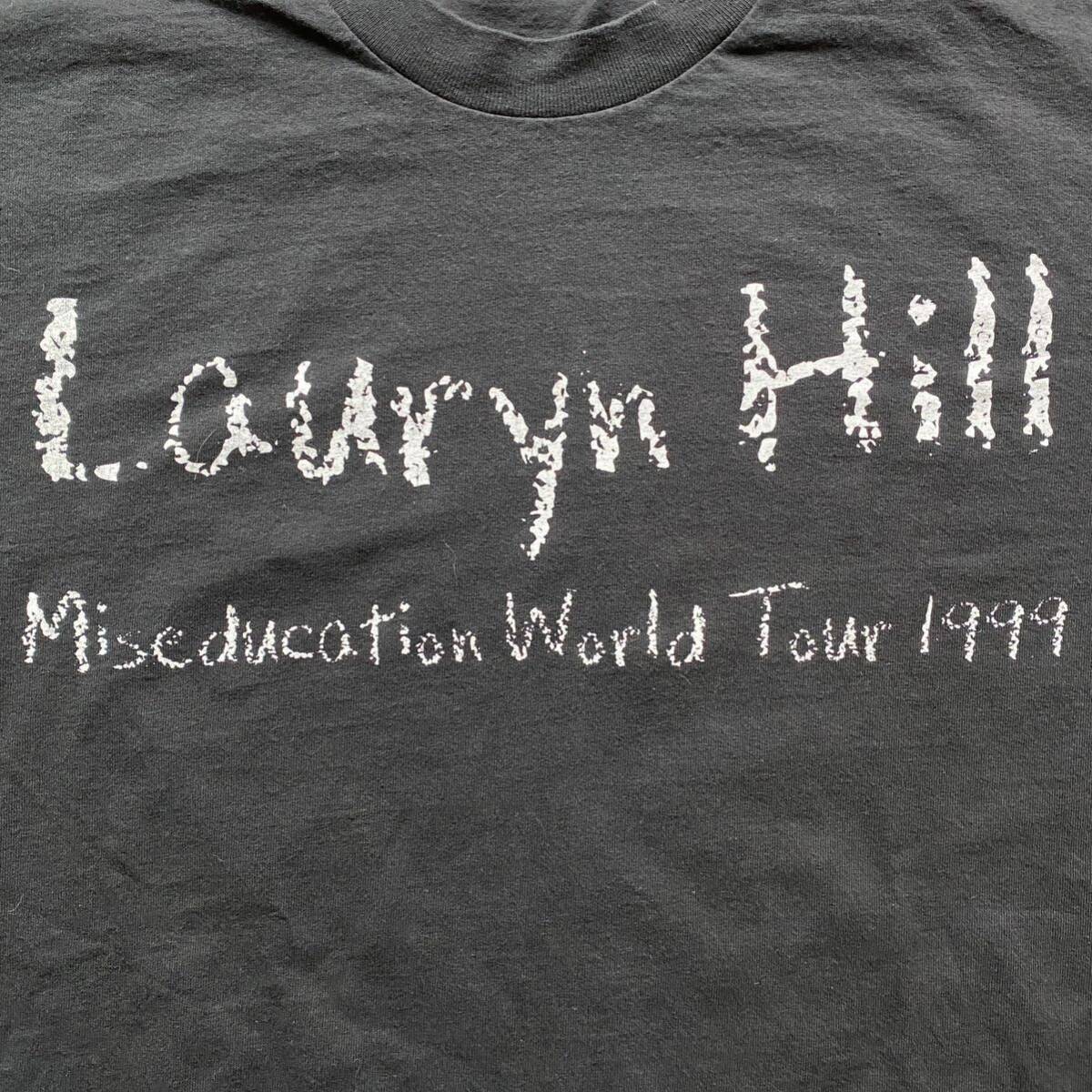 古着 90s Lauryn Hill Miseducation World Tour Tee L Black Rap 古着 90s Lauryn Hill Miseducation World Tour Tee L Black Rap