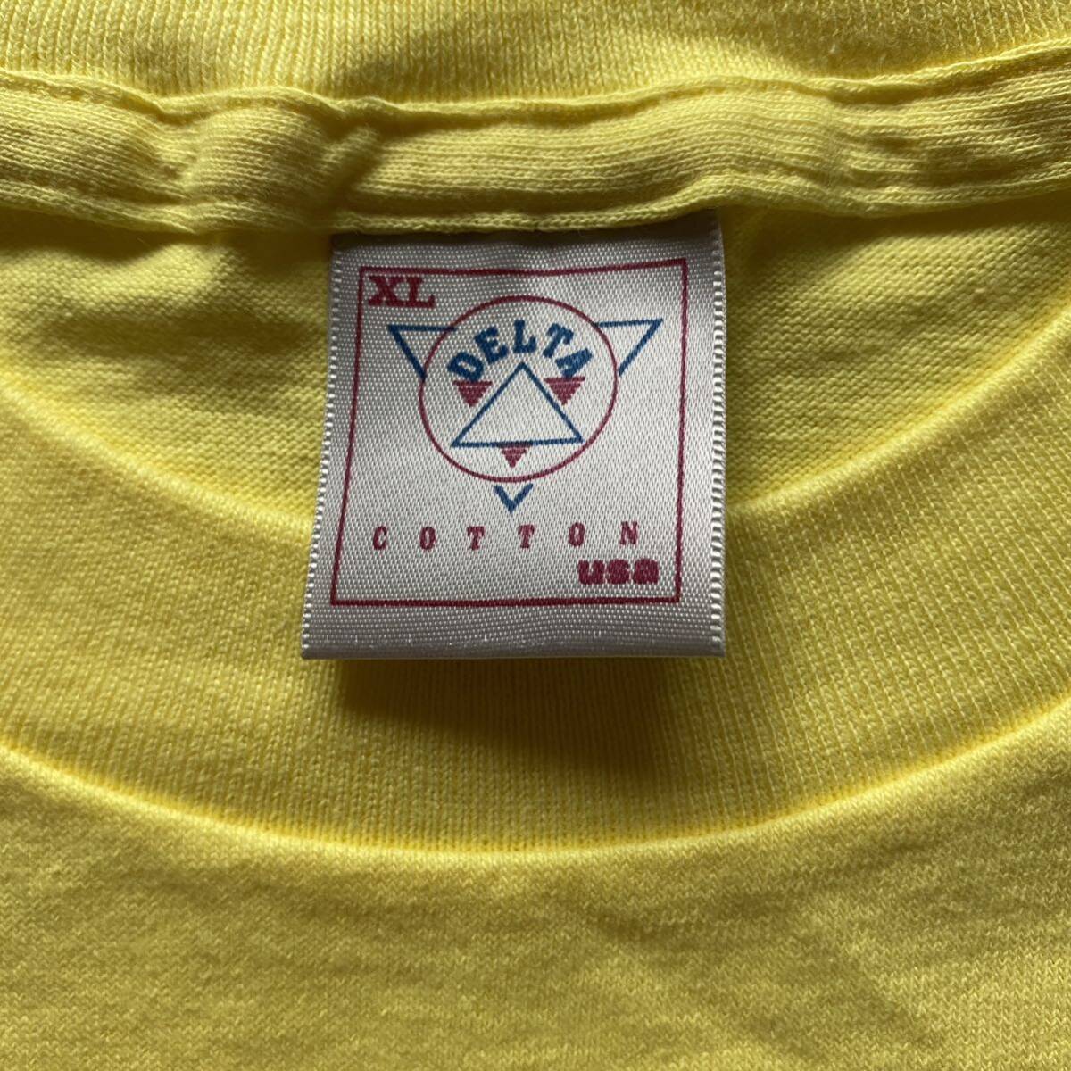 レア 古着 90s Vintage Marlboro Lizard Tee Yellow XL Rap ビンテージ ラップT マルボロ トカゲ ポケット Tシャツ タバコ イエロー _画像8