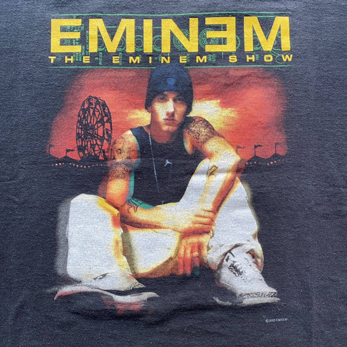 The Eminem Show Anger Management Tour Tee XL 2003 Rap Band Tシャツ バンドT ラップT エミネム ショー アンガーマネジメント ツアー_画像2