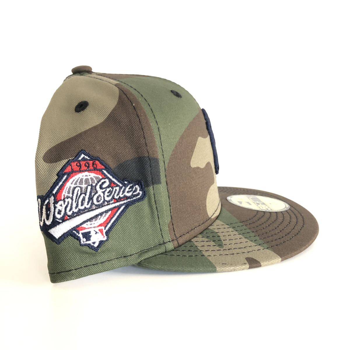 New Era ツバ裏ブラック 59FIFTY NY Yankees Camo Cap Black Under Visor Brim 7 1/2 59.6cm ニューエラ ヤンキース キャップ カモ 迷彩_画像4