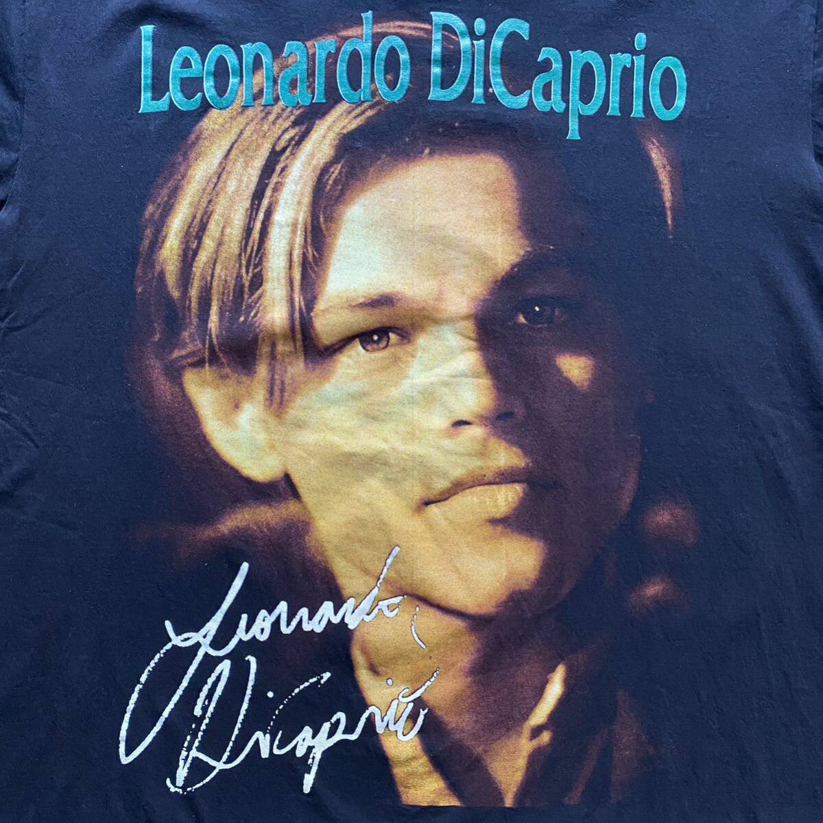 古着 Leonardo DiCaprio Titanic Tee Black タイタニック 古着 Leonardo DiCaprio Titanic Tee Black タイタニック