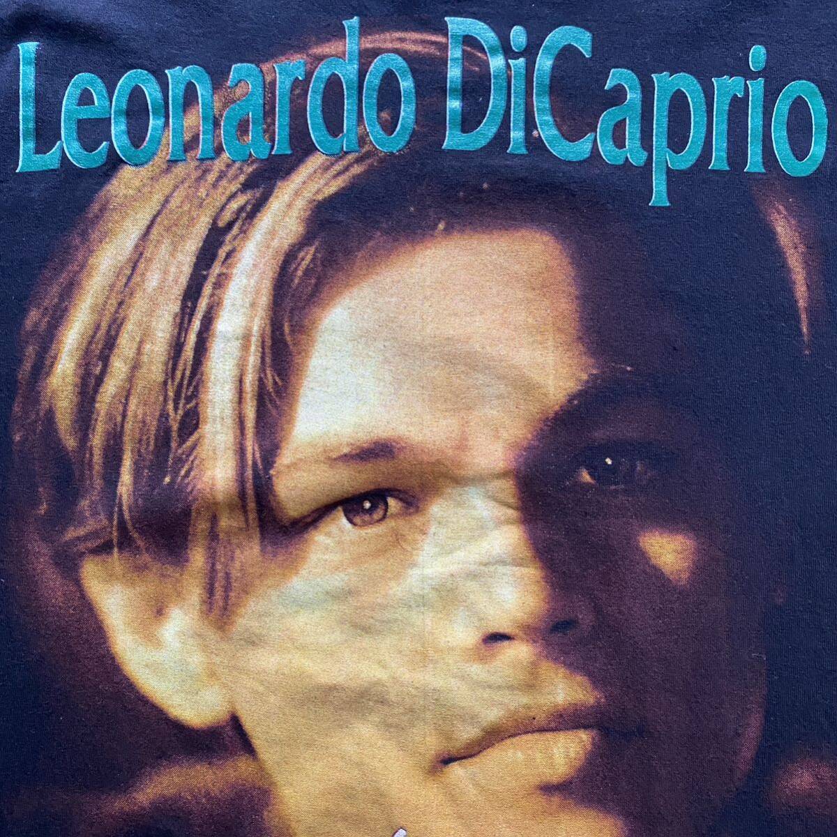 古着 Leonardo DiCaprio Titanic Tee Black タイタニック レオナルドディカプリオ Tシャツ band rap Movie ラップT バンドT ムービーT _画像4
