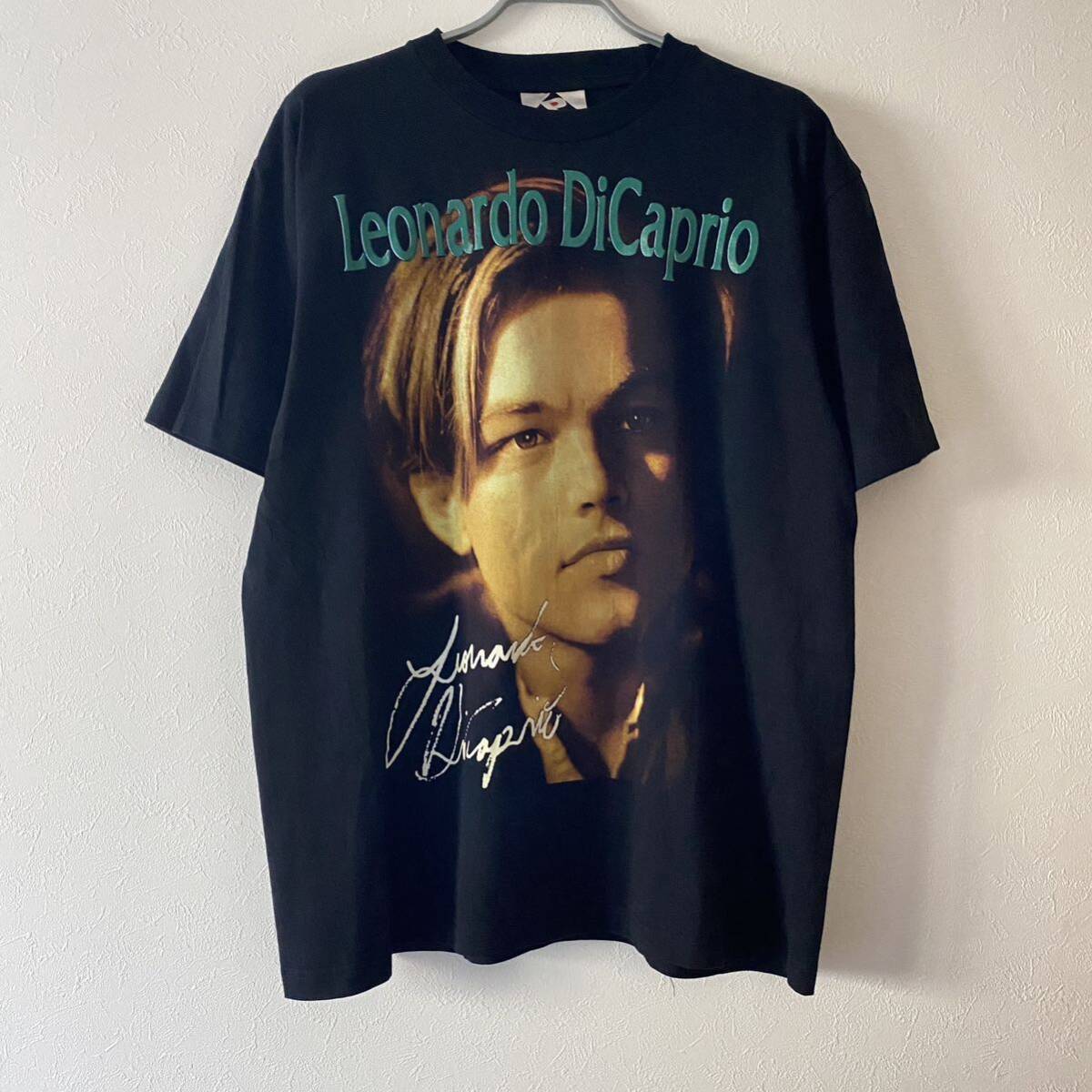 古着 Leonardo DiCaprio Titanic Tee Black タイタニック 古着 Leonardo DiCaprio Titanic Tee Black タイタニック