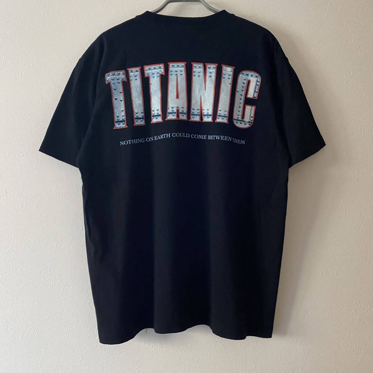 古着 Leonardo DiCaprio Titanic Tee Black タイタニック 古着 Leonardo DiCaprio Titanic Tee Black タイタニック