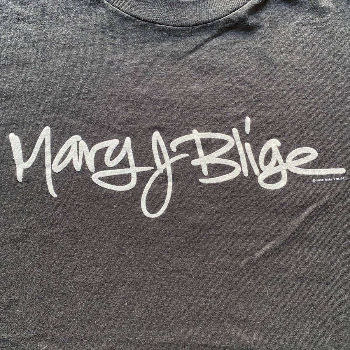 レア 古着 90s Mary J Blige What's The 411 Album Promo Tee L レア 古着 90s Mary J Blige What's The 411 Album Promo Tee L