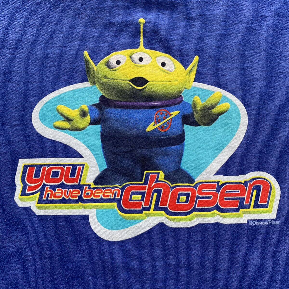 90s Toy Story 2 Aliens You Have Been Chosen Tee XL Blue トイストーリー エイリアン Tシャツ band rap Movie ラップT バンドT ムービーT_画像6