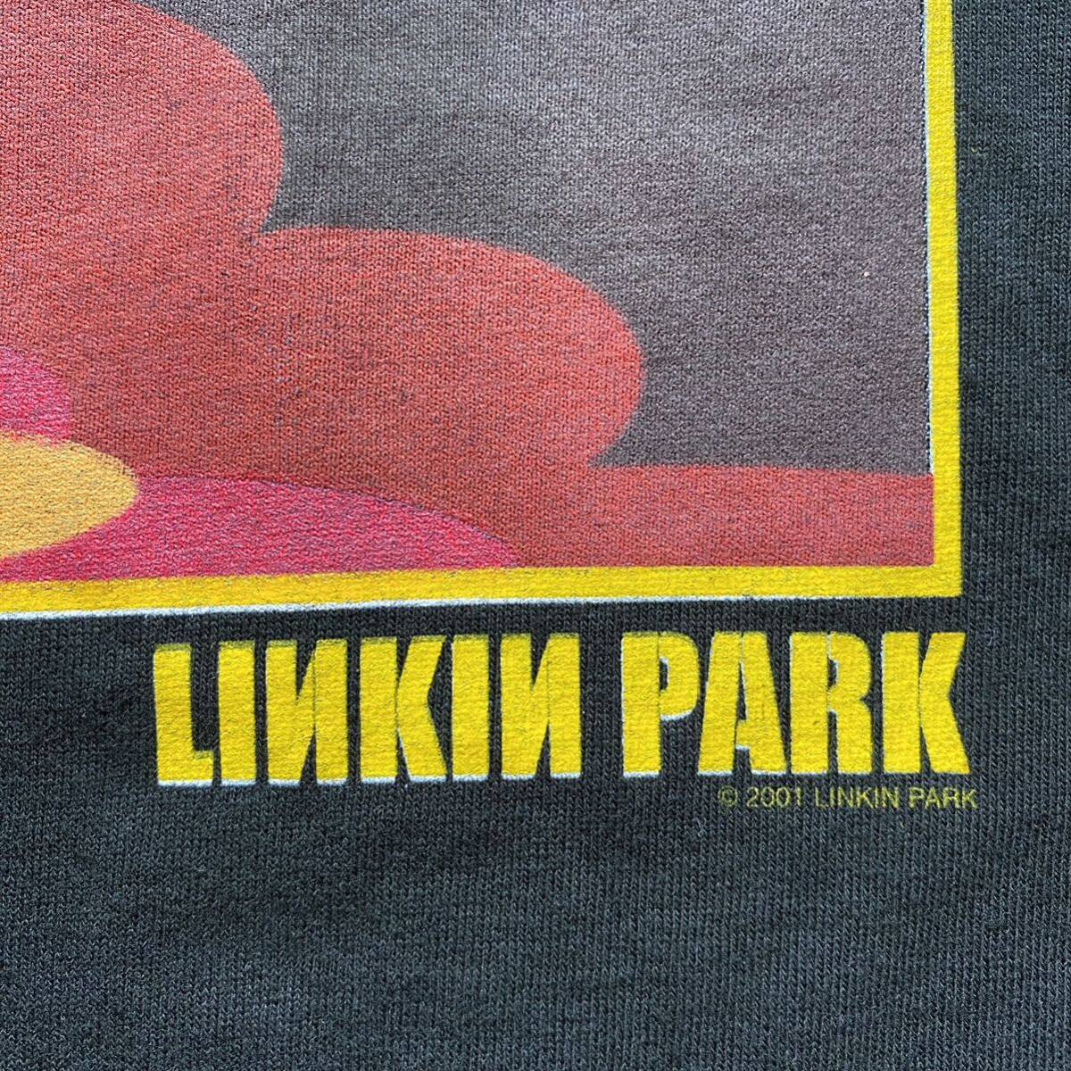 古着 Y2K Linkin Park Hybrid Theory Tee XL Black リンキンパーク ハイブリッドセオリー Tシャツ band rock バンドT Chester チェスター 