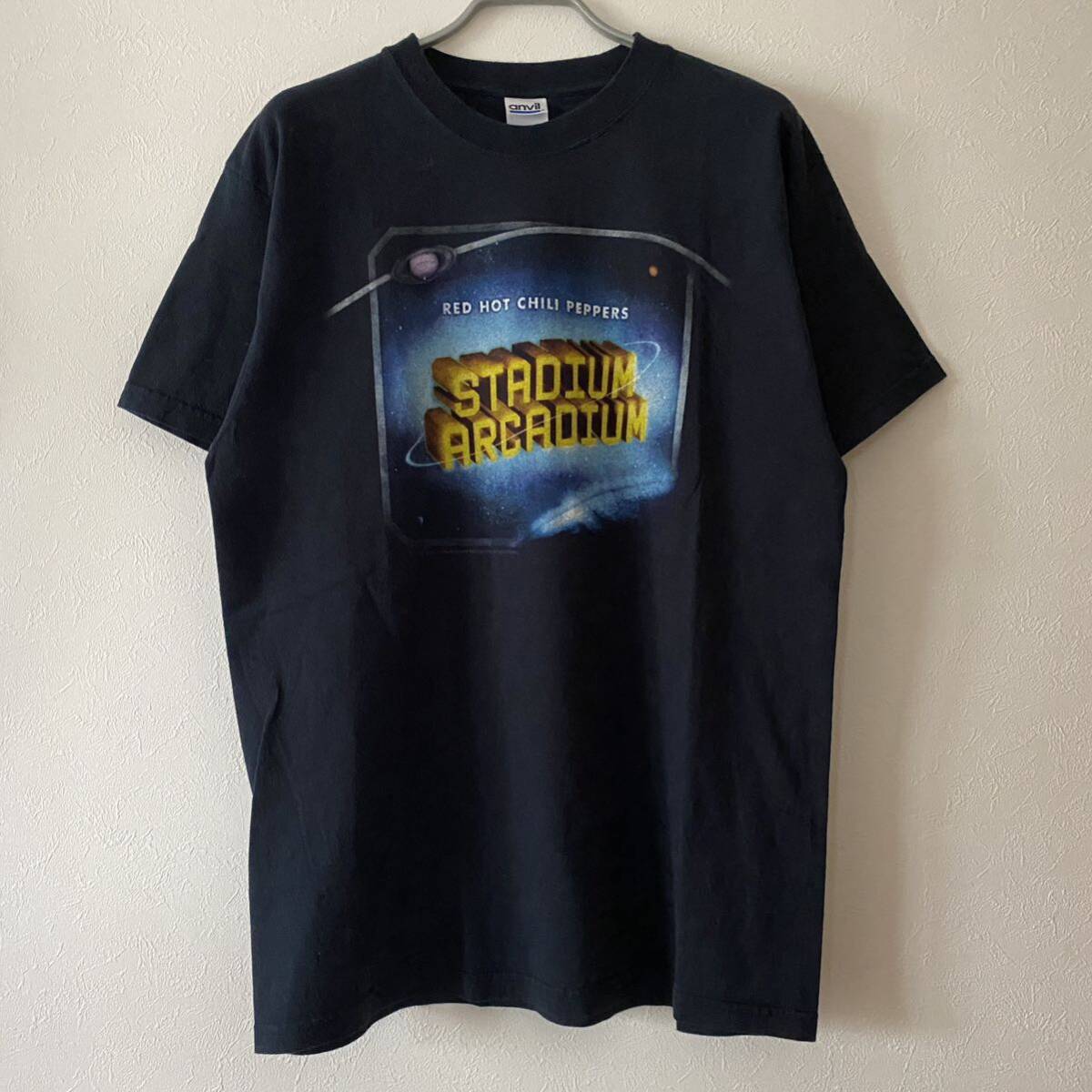 古着 Y2K Red Hot Chili Peppers Stadium Arcadium Tee L Black レッドホットチリペッパーズ レッチリ Tシャツ band rock バンドT rap_画像5