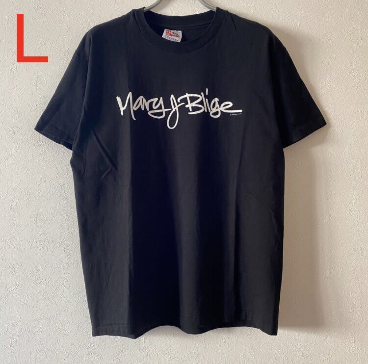 レア 古着 90s Mary J Blige What's The 411 Album Promo Tee L レア 古着 90s Mary J Blige What's The 411 Album Promo Tee L