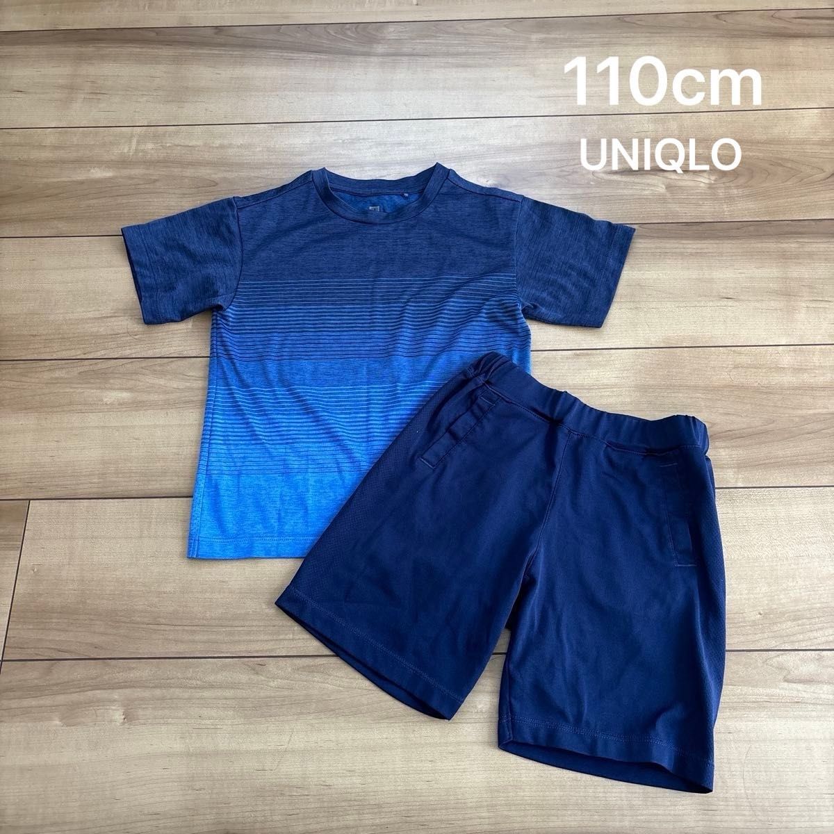 ＊UNIQLO＊Tシャツ&ハーフパンツ　2点セット　110cm