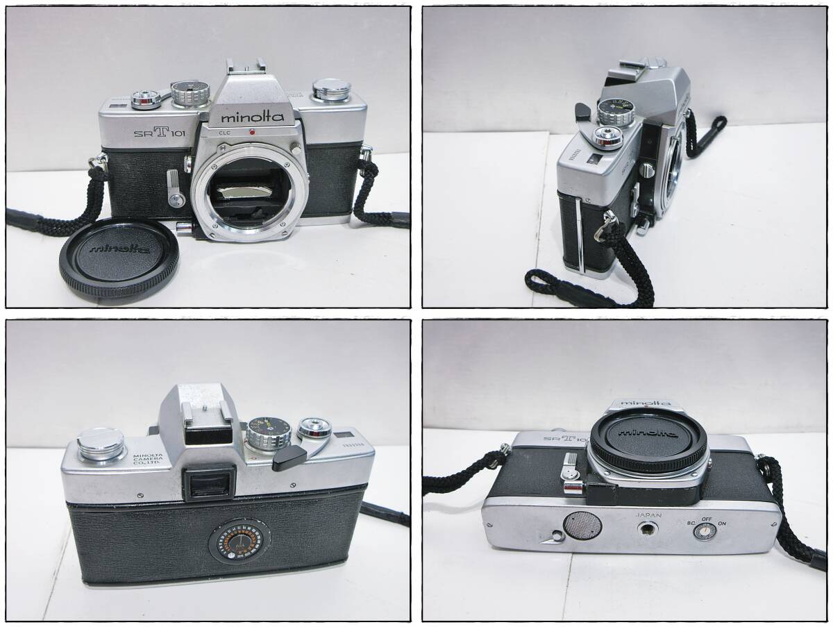 minolta SRT 101 2台 レンズ ケース 他 付属品付きの画像3