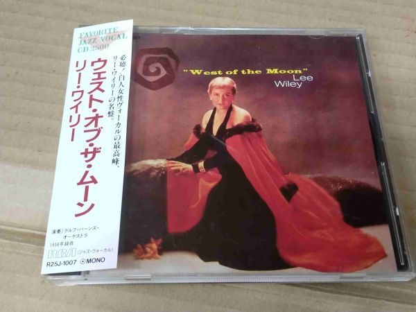 LEE WILEY WEST OF THE MOON R25J-1007 1988 国内盤 CD 帯付 リーワイリー ウェストオブザムーン h747_画像1