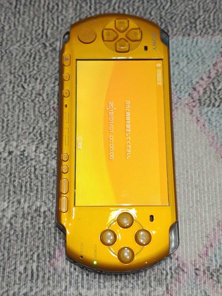 PSP-3000 белый желтый текущее состояние товар 