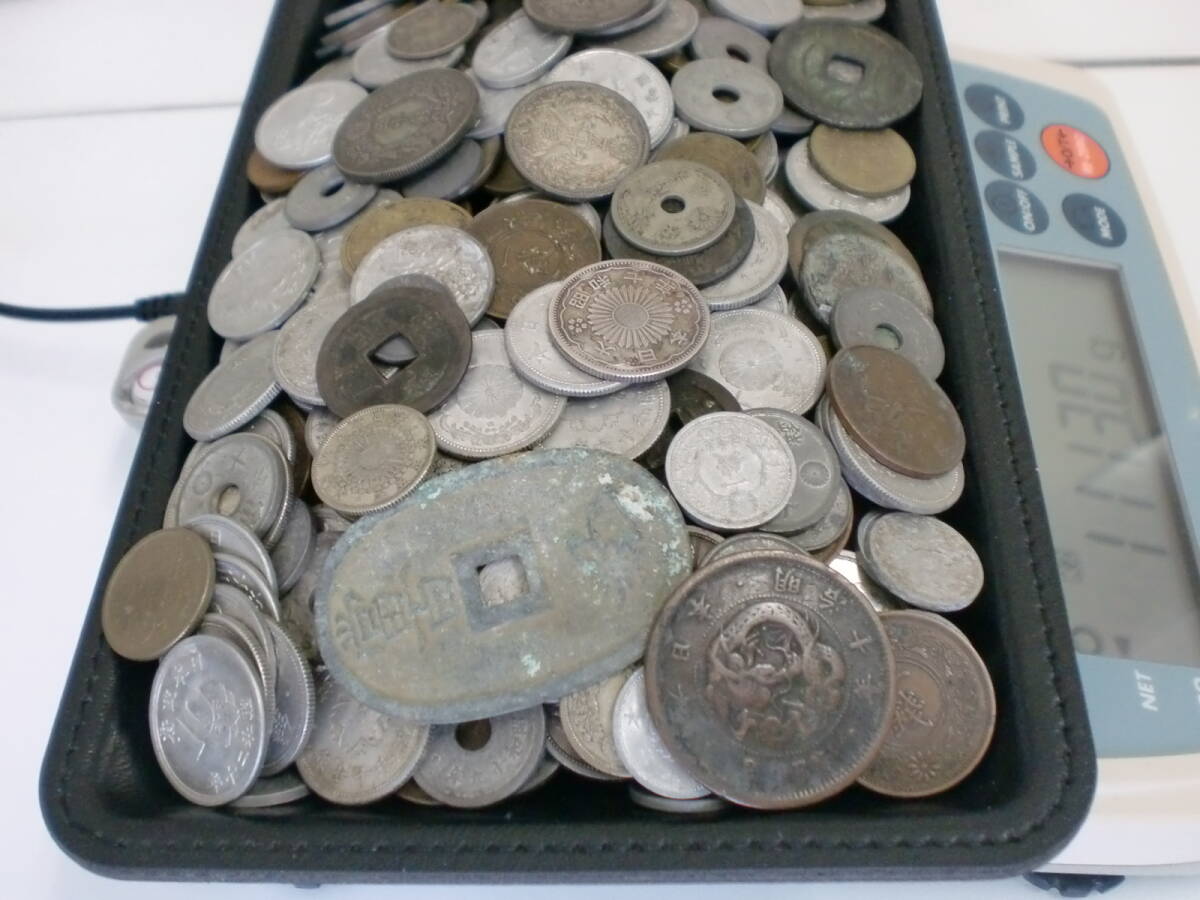 ◆◇1円～♪ 日本古銭 貨幣 硬貨 いろいろまとめて 1.1Kｇ以上◇◆の画像3