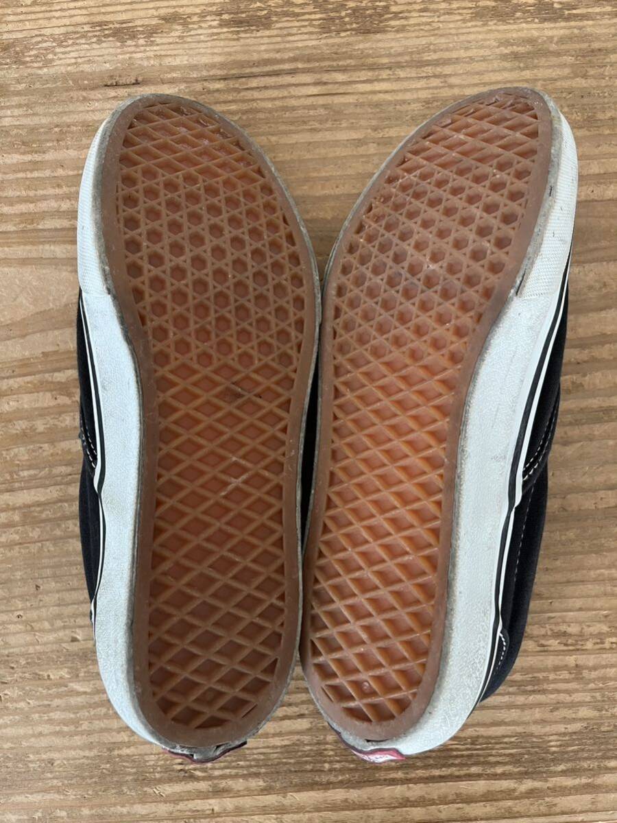 vans black US10 28.0 black slip on スリッポンの画像5