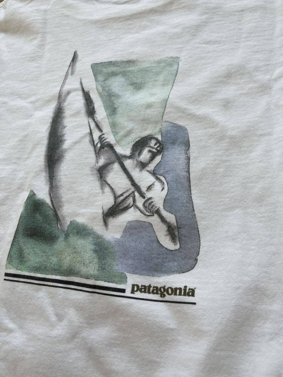 1999年 USA製 patagonia beneficial T's paddling l/s tee Lsize ロンT パタゴニア_画像1