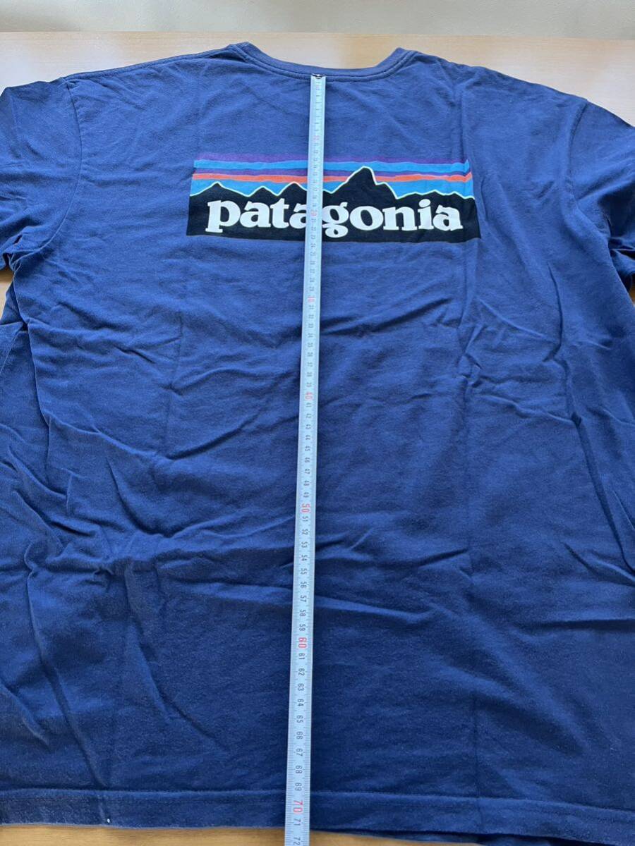 USA製 patagonia 半袖Tシャツ 希少なXL sizeパタゴニア navy_画像4