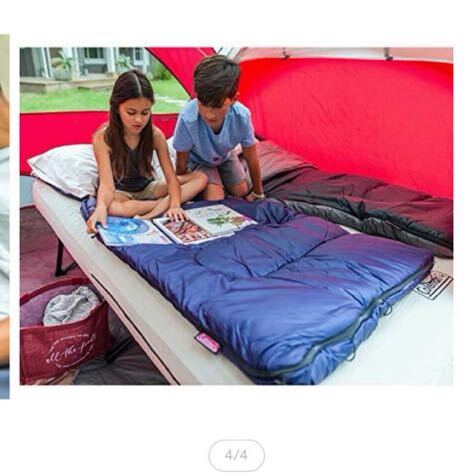 美品 ①Coleman コールマン 寝袋 封筒型 スリーピングバック Brazos Sleeping Bag ブラゾス シュラフ キャンプ 寝具 _画像7