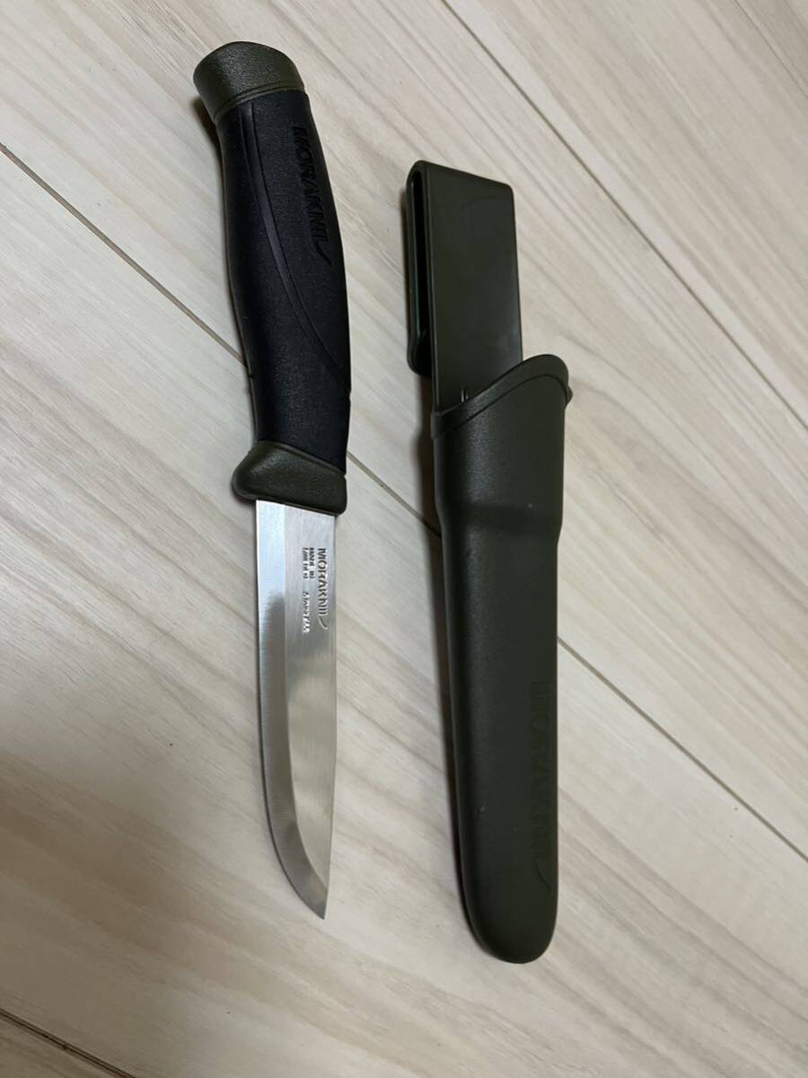 モーラナイフ コンパニオン ステンレス Morakniv | ナイフ キャンプ アウトドア バトニング 薪割り 刃厚2.5mm 料理 調理 釣り 登山_画像1