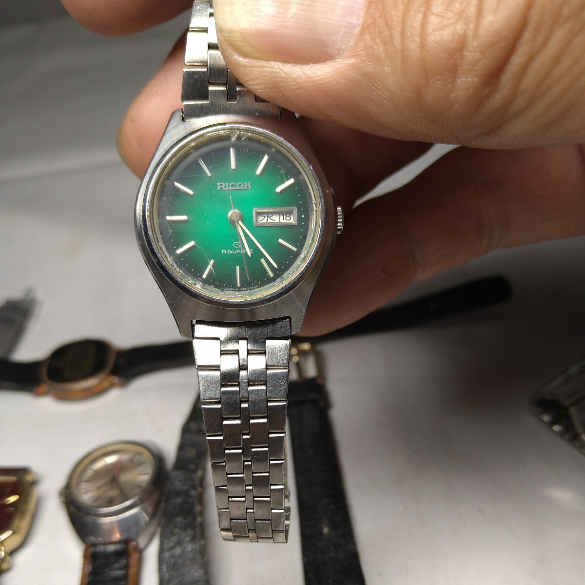 n-1435◆ 腕時計 カシオ SEIKO ALBA RICOH TOMONY GN-3-S クォーツ ジャンク ◆状態は画像で確認してくださいの画像9