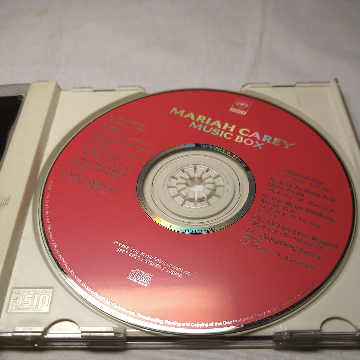 n-1434◆ マライア キャリー/ ミュージック ボックス MARIAH CAREY CD/日本盤 中古盤 再生未確認 ◆状態は画像で確認してください_画像5