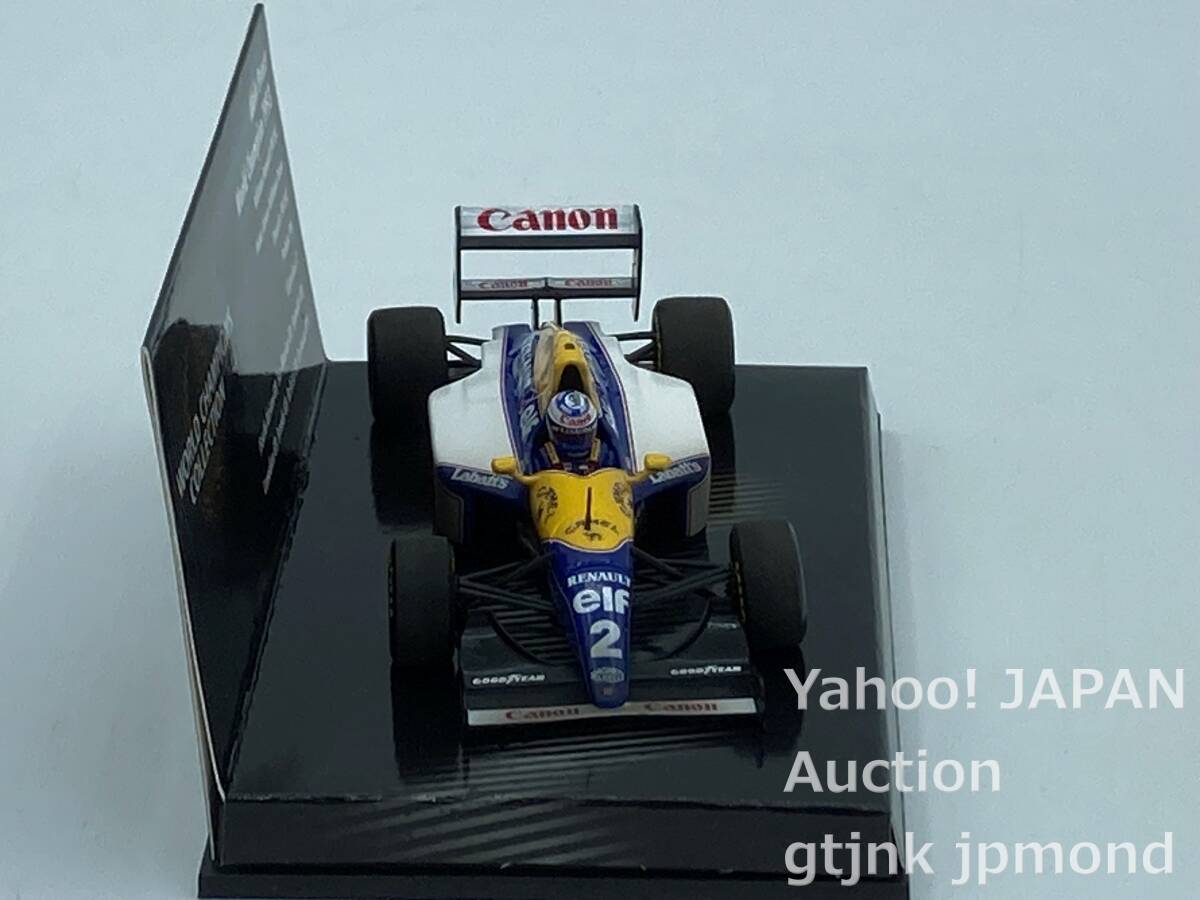 Minichamps 1/43 ウィリアムズ FW15C #2 A.プロスト CAMELデカール加工品 ミニチャンプス WORLD CHAMPIONS COLLECTION FINSH LINE EDITIONの画像3