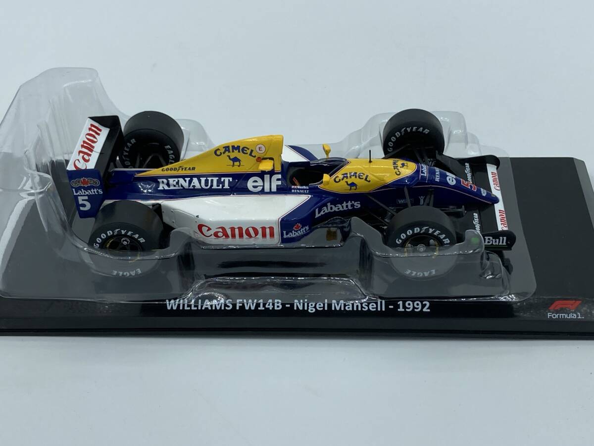 Premium Collectibles 1/24 ウィリアムズ FW14B #5 N.マンセル 1992 CAMEL加工 ビッグスケール F1 コレクション デアゴスティーニの画像4