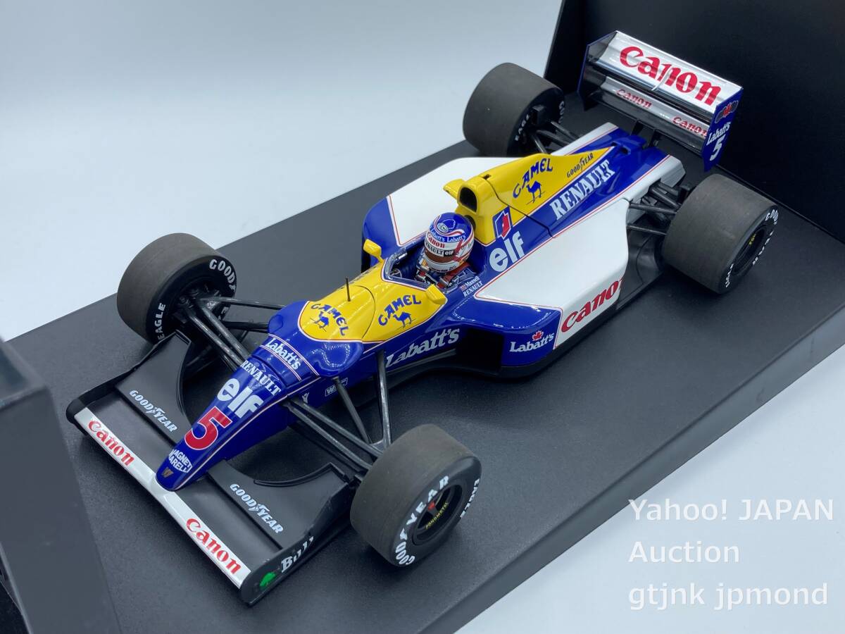 Minichamps 1/18 ウィリアムズ ルノー FW14B #5 N.マンセル CAMEL加工品 ミニチャンプス WORLD CHAMPIONS COLLECTION Williams Renaultの画像3