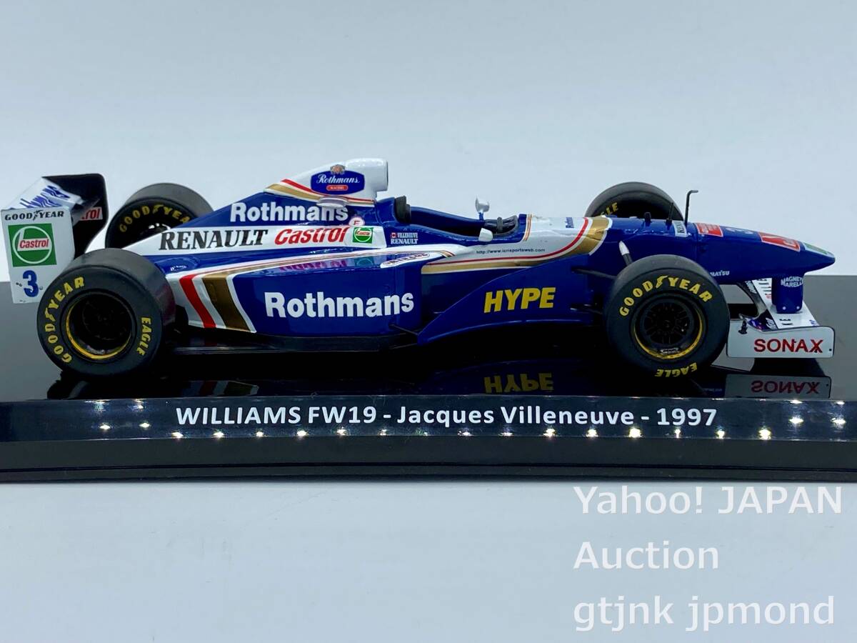 【ラス1】 Premium Collectibles 1/24 ウィリアムズ FW19 #3 J.ヴィルヌーブ Rothmans加工 1997 ビッグスケール F1 コレクションの画像3