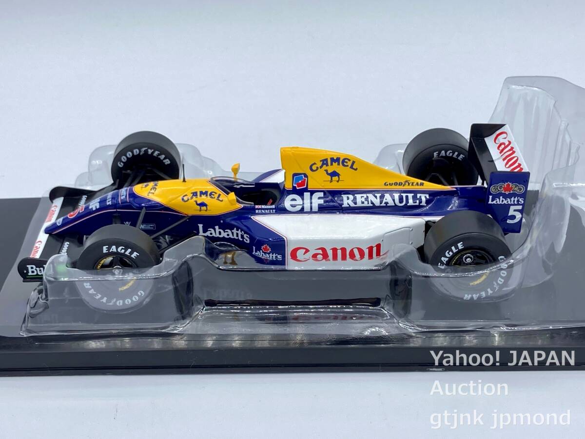 Premium Collectibles 1/24 ウィリアムズ FW14B #5 N.マンセル 1992 CAMEL加工 ビッグスケール F1 コレクション デアゴスティーニの画像7