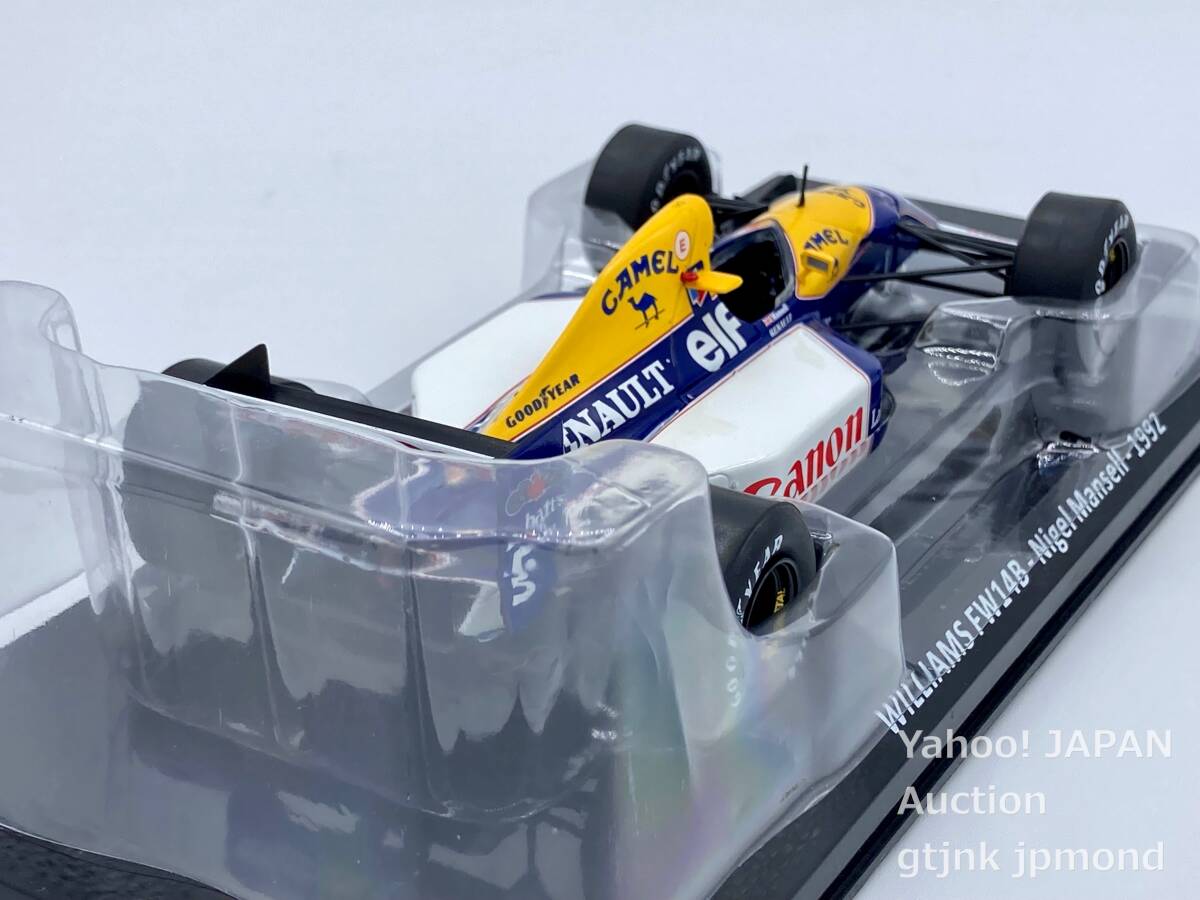 Premium Collectibles 1/24 ウィリアムズ FW14B #5 N.マンセル 1992 CAMEL加工 ビッグスケール F1 コレクション デアゴスティーニの画像5